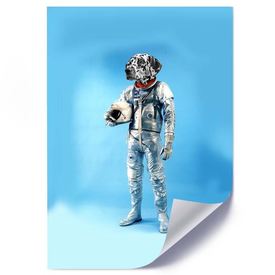 Plakat FEEBY Astronauta z głową psa, 40x60 cm Feeby