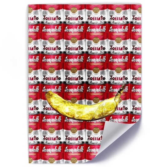 Plakat FEEBY Banan i puszki, 50x70 cm Feeby