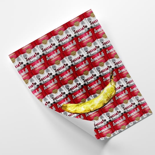 Plakat FEEBY Banan na tle puszek - Rubiant 30x45 Feeby
