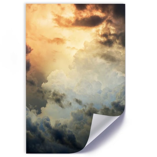 Plakat FEEBY Burzowe chmury zasłaniające słońce 70x100 Feeby