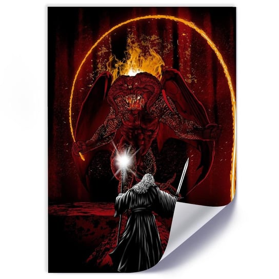 Plakat FEEBY Czarodziej i demon, 70x100 cm Feeby