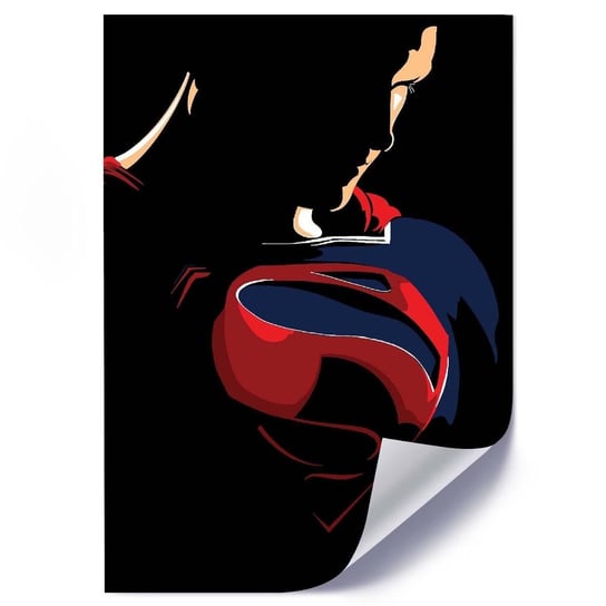 Plakat FEEBY Człowiek ze stali superman, 40x60 cm Feeby
