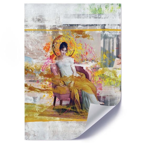 Plakat FEEBY Dama w fotelu, 40x60 cm Feeby