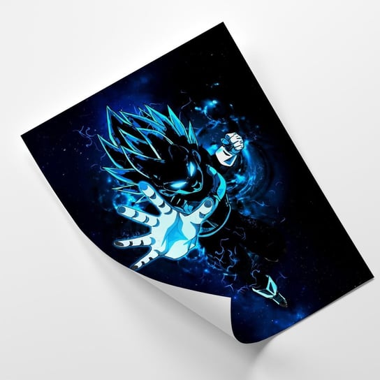 Plakat FEEBY Dragon Ball, Vegeta niebieski - SyanArt 20x30 Feeby
