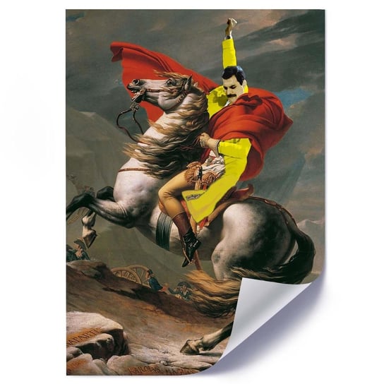 Plakat FEEBY Freddie Marcury na koniu, 40x60 cm Feeby
