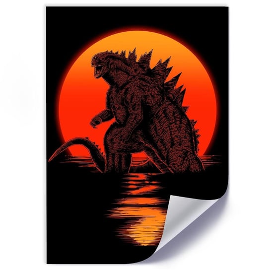 Plakat FEEBY Godzilla, 50x70 cm Feeby