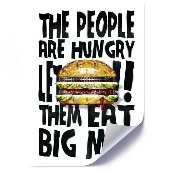 Plakat FEEBY Hamburger, 40x60 cm Feeby