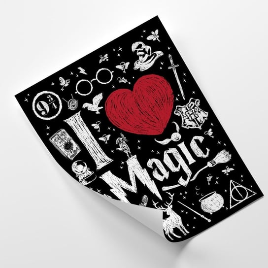 Plakat FEEBY I Love Magic, Harry Potter - Dr.Monekers 30x45 Feeby