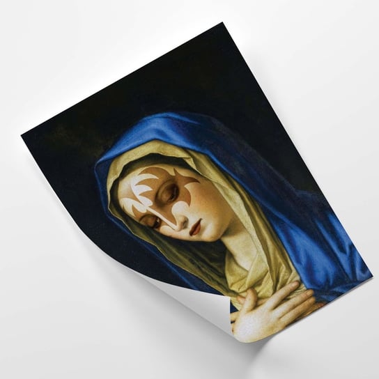 Plakat FEEBY Kobieta w niebieskiej chuście - Jose Luis Guerrero 60x90 Feeby