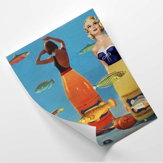 Plakat FEEBY Kobiety w butelkowych spódnicach - Lili Chartrand 20x30 Feeby