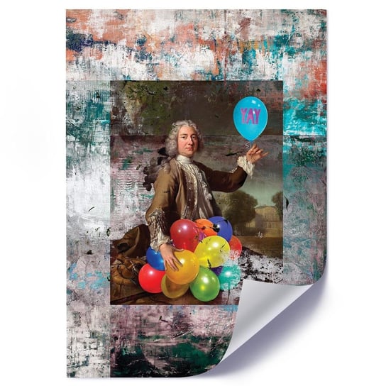 Plakat FEEBY Kolorowe baloniki, 40x60 cm Feeby