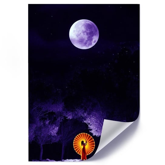 Plakat FEEBY Księżycowa kapłanka, 50x70 cm Feeby