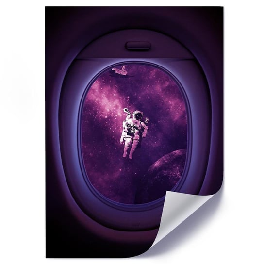 Plakat FEEBY Latający Kosmonauta, 50x70 cm Feeby