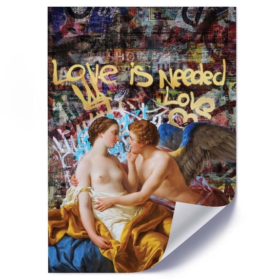 Plakat FEEBY Love is Needed, 40x60 cm Feeby