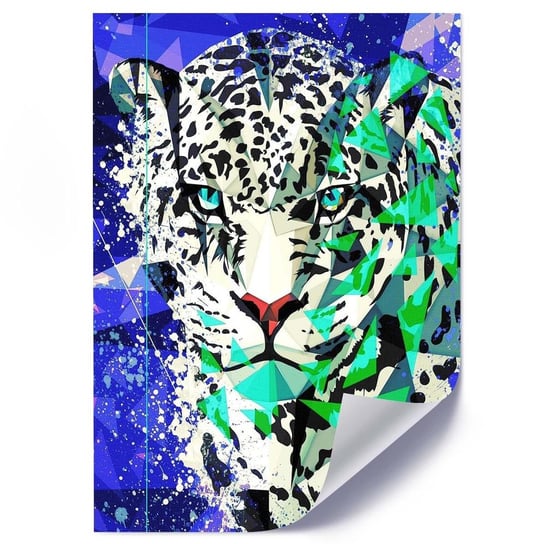 Plakat FEEBY Malowany jaguar, 50x70 cm Feeby
