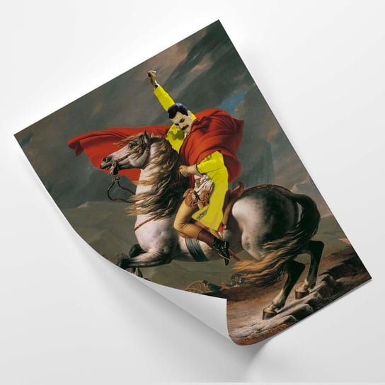 Plakat FEEBY Mężczyzna na koniu - Norrobey 60x80 Feeby