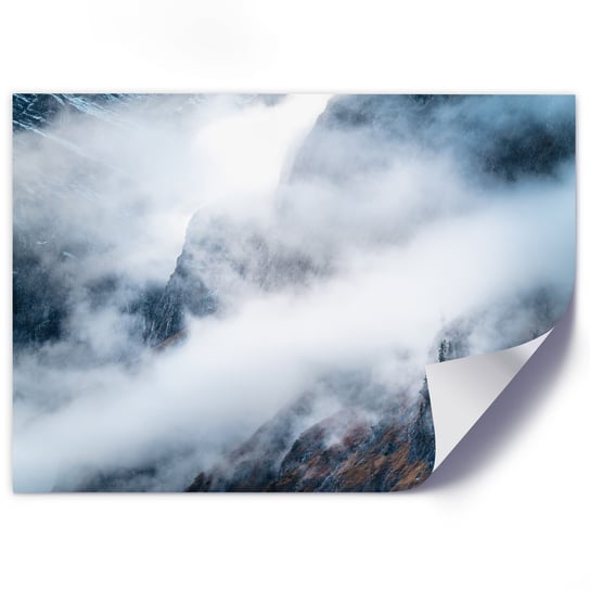 Plakat FEEBY Mgła i skaliste zbocza góry 90x60 Feeby