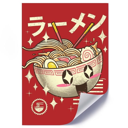 Plakat FEEBY Miska z zupą anime, 40x60 cm Feeby