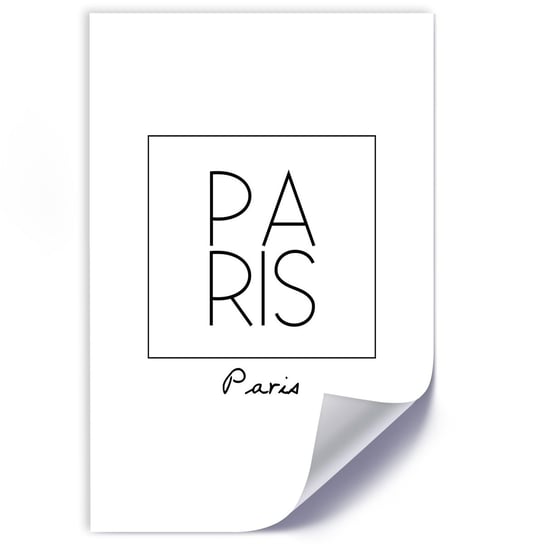Plakat FEEBY Napis Paryż 20x30 Feeby