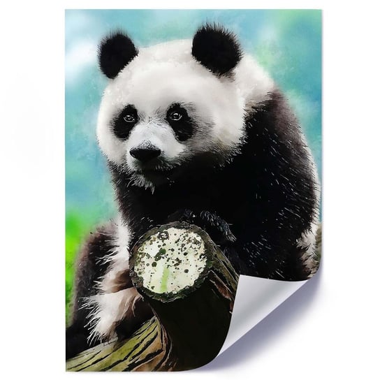Plakat FEEBY Panda na drzewie, 70x100 cm Feeby