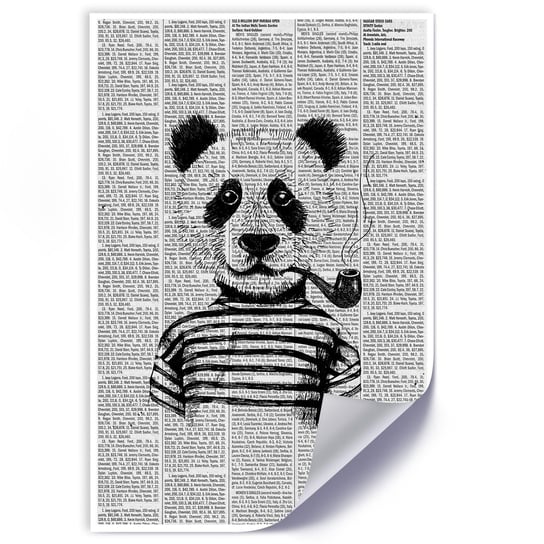 Plakat FEEBY Panda z fajką 30x45 Feeby
