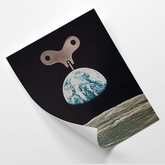 Plakat FEEBY Planeta ziemia jako pozytywka - Lili Chartrand 30x45 Feeby
