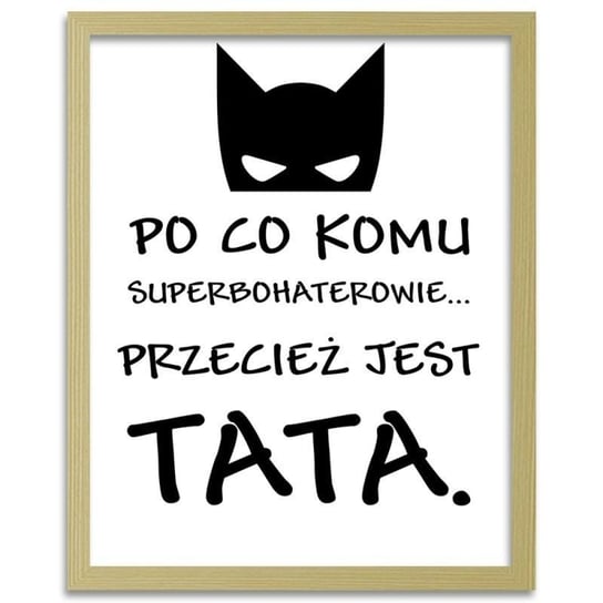 Plakat FEEBY Po co komu superbohaterowie, 40x60 cm Feeby