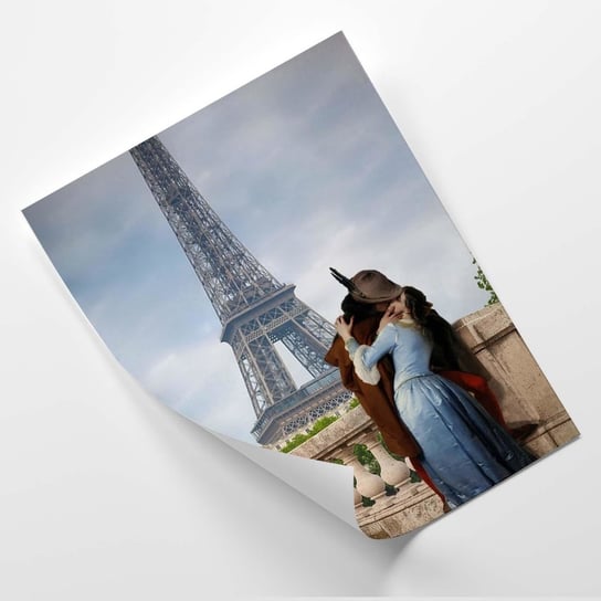 Plakat FEEBY Pocałunek przy wieży Eiffla - Norrobey 60x80 Feeby