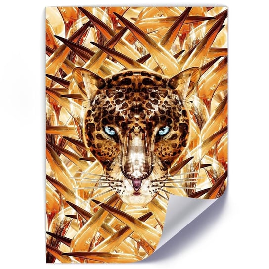 Plakat FEEBY Przyczajony Jaguar, 40x60 cm Feeby