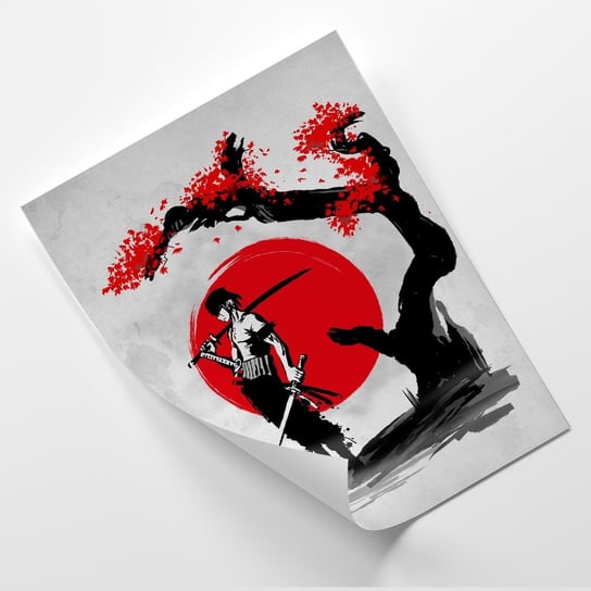 Plakat FEEBY Samuraj pod drzewem wiśni, manga - DDJVigo 30x45 Feeby