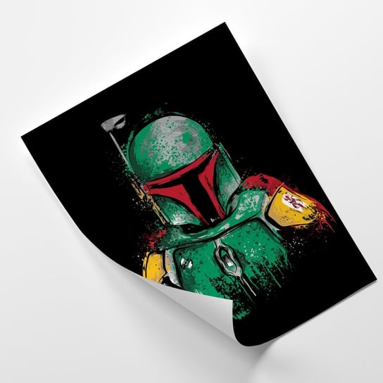 Plakat FEEBY Star Wars, łowca nagrów Boba Fett - Dr.Monekers 30x45 Feeby