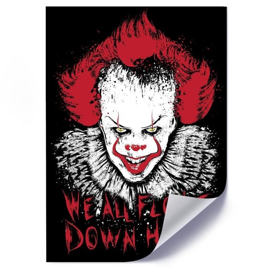 Plakat FEEBY Straszny Clown, 50x70 cm Feeby