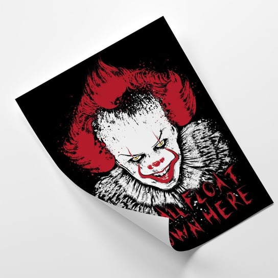 Plakat FEEBY Straszny klaun, Pennywise, film It - Dr.Monekers 20x30 Feeby