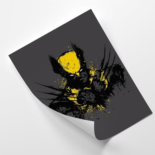 Plakat FEEBY Superbohater Wolverine, komiksy i filmy Marvel - Dr.Monekers 20x30 Feeby