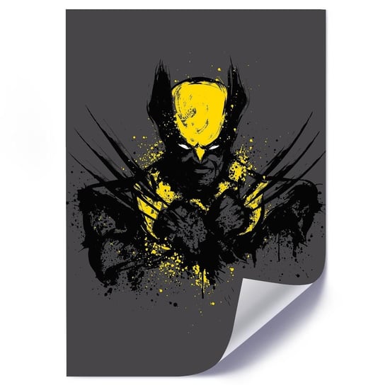 Plakat FEEBY Superbohater z ostrymi pazurami, 50x70 cm Feeby