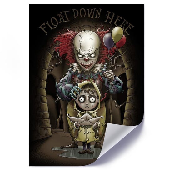 Plakat FEEBY Upiorny klaun, 40x60 cm Feeby