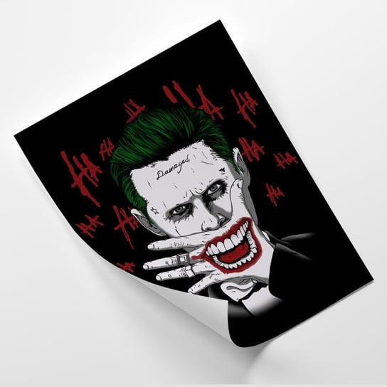 Plakat FEEBY Uśmiechnięty złowieszczo Joker - DDJVigo 20x30 Feeby