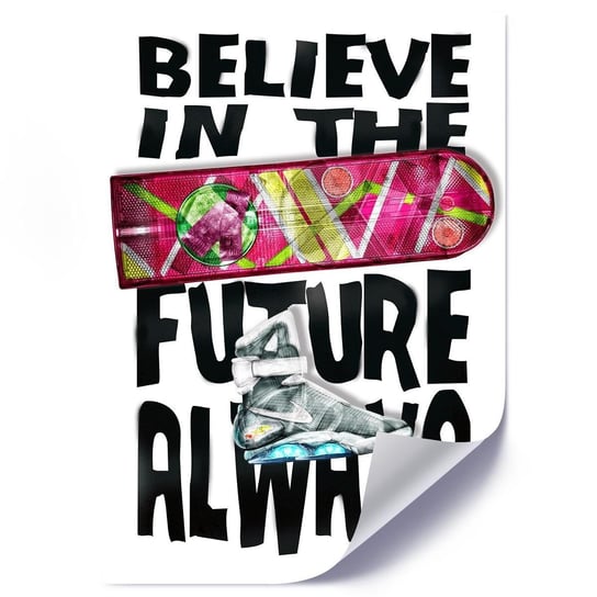 Plakat FEEBY Uwierz w przyszłość, 50x70 cm Feeby