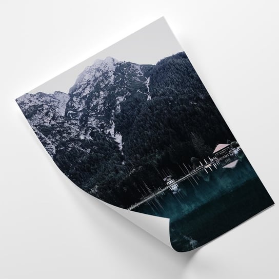 Plakat FEEBY Widok na brzeg jeziora w górach - Dmitry Belov 60x90 Feeby