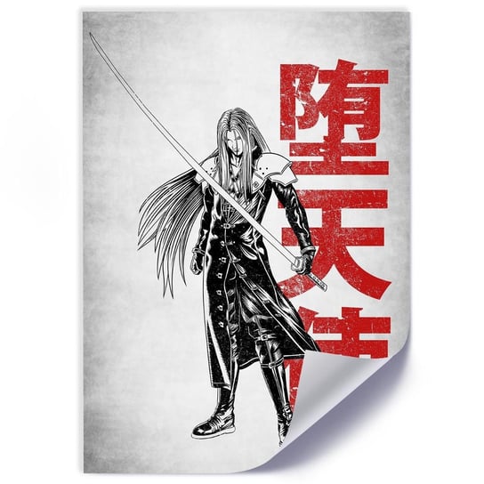 Plakat FEEBY Wojownik z długim mieczem, 40x60 cm Feeby