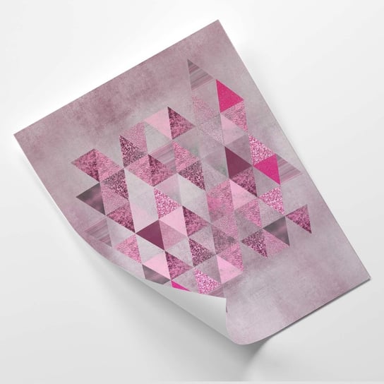 Plakat FEEBY Zbiór różowych trójkątów - Andrea Haase 60x80 Feeby