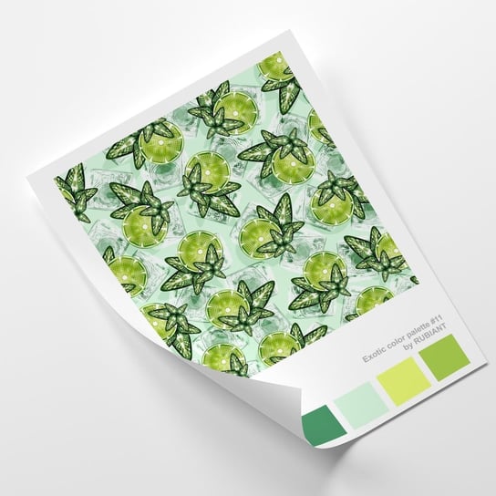 Plakat FEEBY Zielone dojrzałe limonki - Rubiant 20x30 Feeby