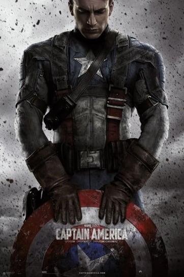 Plakat filmowy Kapitan Ameryka plakaty na ścianę Marvel 61x91,5 cm Marvel