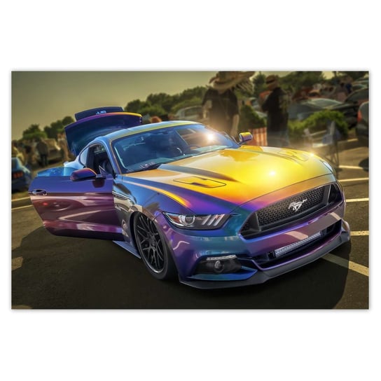 Plakat Ford Mustang GT Bestia, 93x62 cm ZeSmakiem