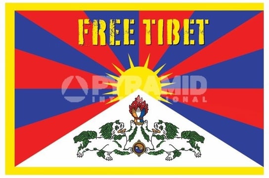 plakat FREE TIBET Pyramid