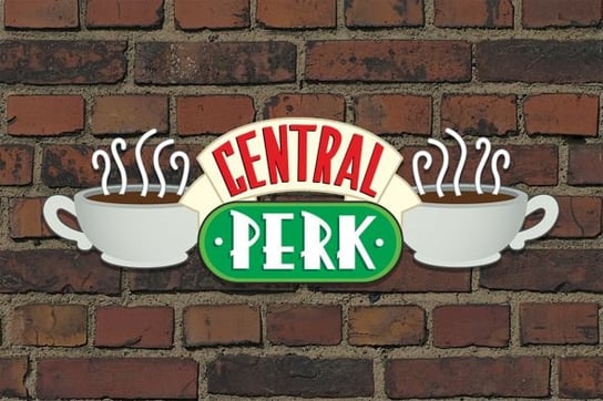 Plakat, Friends - Central Perk Brick, 61x91 cm Friends