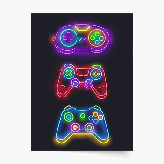 Plakat, Gaming: Pads, 30x40 cm Empik Foto