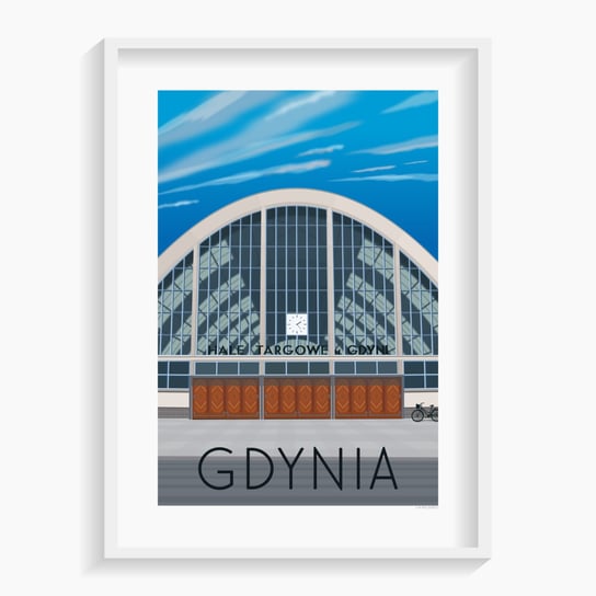 Plakat Gdynia B1 70,7x100 cm A. W. WIĘCKIEWICZ