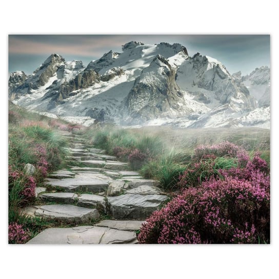 Plakat Górski widok Pejzaż Mgła, 50x40 cm ZeSmakiem