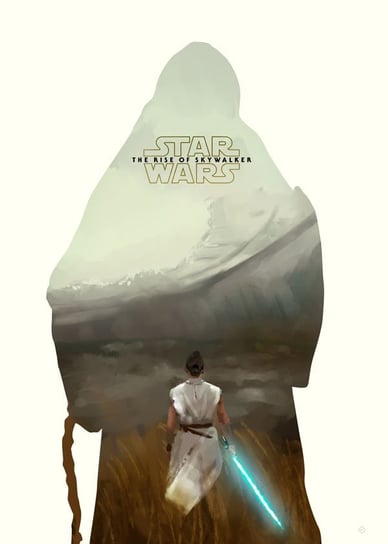 Plakat, Gwiezdne Wojny Skywalker. Odrodzenie - Star Wars The Rise of Skywalker- plakat premium 30x40 cm reinders